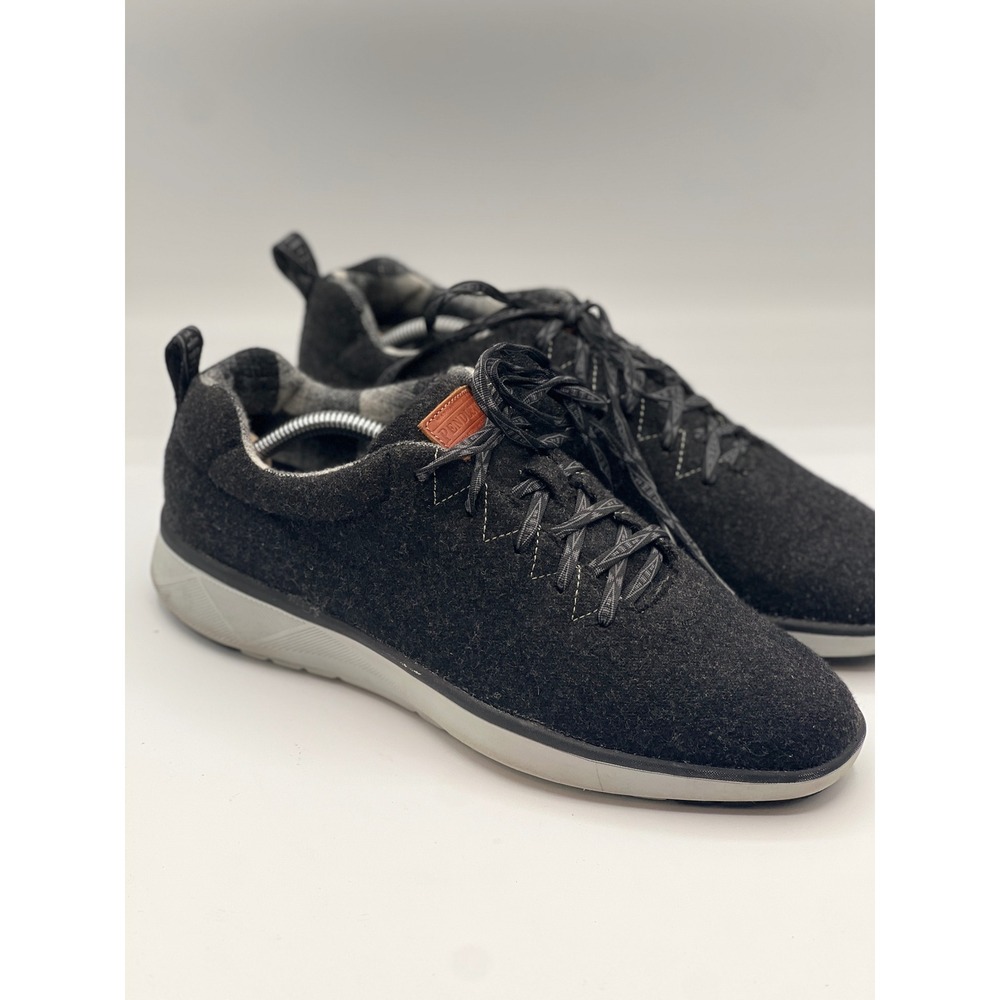 Pendleton Mens Wool Lace Up Sneakers Size 9.5 Dark Gray‎ Black Shoes